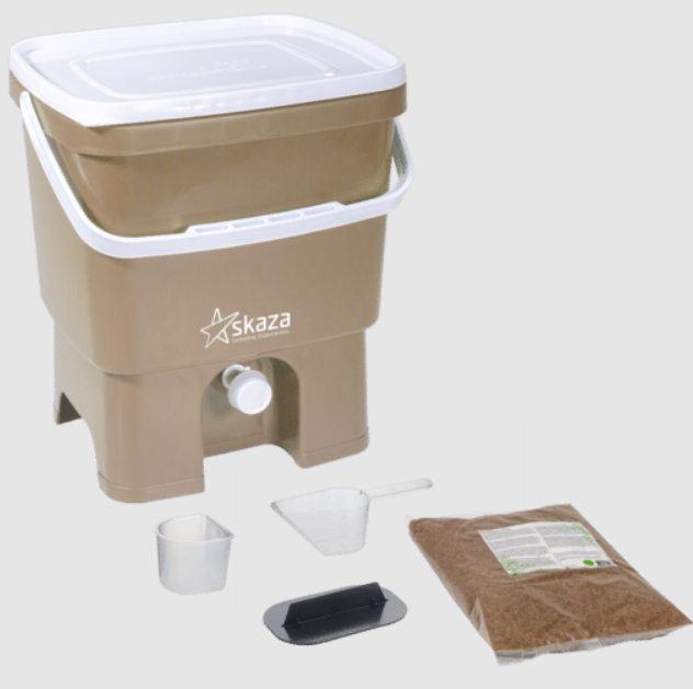 Skaza Bokashi Organko 16L - Composteur de cuisine grande capacité